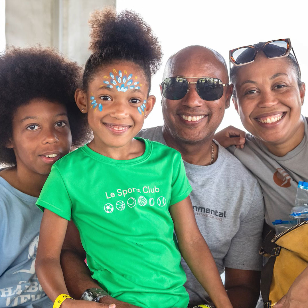 smiling family