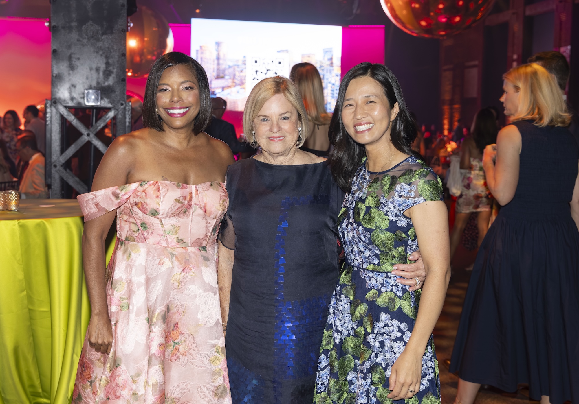 Camp Harbor View – Lisa Fortenberry, Eileen Connors, Mayor Michelle Wu